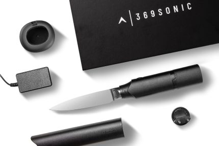 369Sonic Ultrasonic Kitchen Knife – Premium Set with Wireless Charging Stand